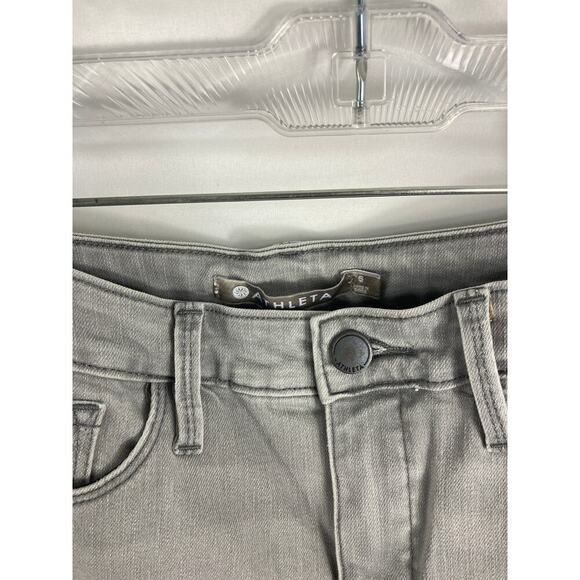 Athleta Skulptek Skinny Jeans, Hi Rise, Gray, Size 6 - Picture 4 of 5